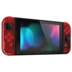 สำหรับ Nintendo Switch ชุดเปลี่ยนเคสใสสีแดง แบบ DIY เคลือบเงา UV - Product Image 5