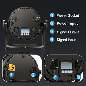 Luz LED Par RGBW de 18*12w para Producción y Fabricación AICPOSE, Resistente al Agua, Inalámbrica, DMX, para Exteriores - Product Image 2