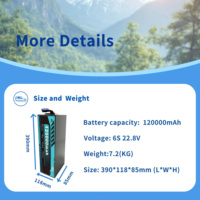 حزمة بطارية سائلة ZBD OEM/ODM بسعة 120000 مللي أمبير/ساعة، 120 أمبير/ساعة، 6S/8S/12S/14S/18S/24S/28S، 350 واط/ساعة لكل كيلوغرام، كاثود LiNiMnCoO2 للطائرات بدون طيار/المركبات الجوية بدون طيار عالية الطاقة