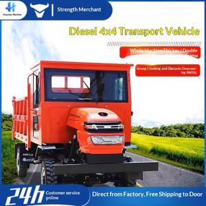Camion tout-terrain de montagne à chargement et déchargement automatique, hydraulique, à quatre roues motrices, camion d'ingénierie à quatre roues - Product Image 1
