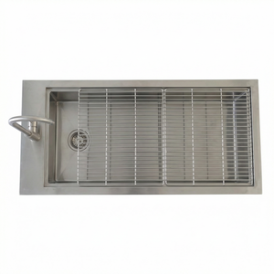 Mesa <span class=keywords><strong>de</strong></span> <span class=keywords><strong>Examen</strong></span> Veterinario Mejorada con Elevación Hidráulica, Superficie <span class=keywords><strong>de</strong></span> Acero Inoxidable y Tapete Antideslizante para Clínicas Veterinarias - Product Image 1