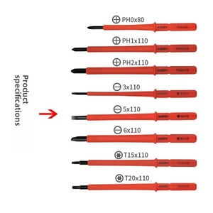 OEM Industrial Grade DIY Grade Plastic Handle Black Oxide Finish Insulated Multipurpose <strong>Screwdriver</strong> <strong>Set</strong> - Product Image 3