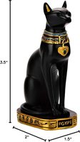 Nil Chariot Égyptien Bastet Figurine À Collectionner Nouveau Chat Déesse Statue Modèle Jouet Résine PVC Matériel Dessin Animé Style Action Figure