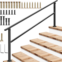Rampe d'escalier moderne en acier inoxydable, best-seller du fabricant, finition poli miroir, résistante à l'eau, pour cour de ferme
