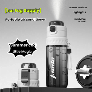 Borraccia Sportiva in Plastica con Nebulizzatore Rinfrescante per Ciclismo all'Aperto, Grande Capacità, per <span class=keywords><strong>Uomo</strong></span> - Product Image 3
