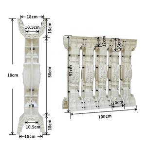 Sẵn sàng chứng khoán bê tông hàng rào khuôn tái sử dụng lan can khuôn baluster lan can cực bài balister bollard nhựa tiêm ván khuôn - Product Image 3
