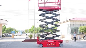 ลิฟท์ยกแบบกรรไกร13-59ft แพลตฟอร์มไฟฟ้าไฮดรอลิกไฟฟ้าขนาดเล็กขายดี - Product Image 4