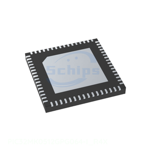 Achetez des composants électroniques en ligne, composants embarqués 64 VFQFN à contacts apparents PIC32MK0512GPG064-I_R4X, service complet original - Product Image 1