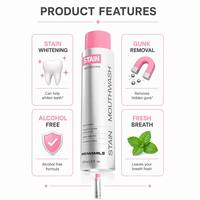 Potente Enjuague Bucal de Limpieza Profunda, Elimina Residuos de Alimentos, Manchas, Mal Aliento, Controla el Mal Olor, Sabor a Menta Fresca, Blanqueador Bucal