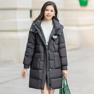 Veste d'hiver légère en duvet d'<span class=keywords><strong>eider</strong></span> pour femme, grande taille, qualité supérieure, fabriquée en Chine - Product Image 5