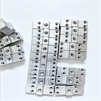Bloc de soupapes hydrauliques d'exportation WDD 6082-T6 en alliage d'aluminium usiné CNC de précision, anodisé noir, personnalisation par lots
