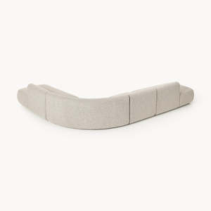 Canapé d'angle modulable en forme de L, style 'Light Luxury', rembourré en tissu doux, confortable, pour salon moderne, avec rembourrage en mousse, tendance internet - Product Image 3