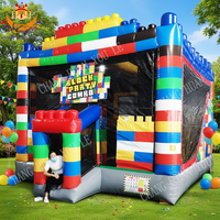Château gonflable commercial pour enfants, toboggan lunaire, méga trampoline, combo de fête, trampoline pour enfants, capacité de 500 kg