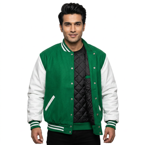 Versity Jacket for <b>Men</b> Manufacturer Bulk 4xl Bom ber Plus Size <b>Men'S</b> Letterman Varsity Jackets - Product Image 1