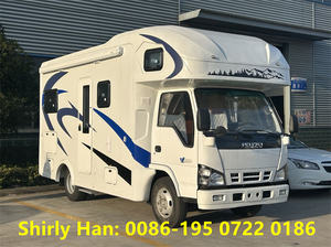 ISUZU 4x2 Motorhome RV Tourintruck Outdoor Mobiletruck Operación manual Fibra de vidrio Viajes al aire libre Transmisión manual Motocicleta - Product Image 2