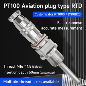 Đầu dò cảm biến nhiệt độ DS18B20 với khớp nối G1/2 M20 * 1.5 Tương thích với PT100/pt1000/RTD - Product Image 2