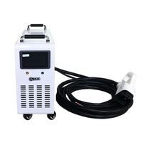 CCS1 CCS2 CHADEMO GBT Personnalisé 30kw Sans Condensation Wi-fi BLE 4G LAN Support Mobile Portable EV DC Chargeur Rapide Avec Batterie
