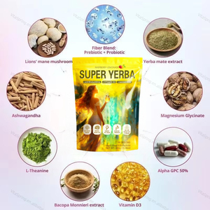 OEM Private Label Yerba Mate tè istantaneo <span class=keywords><strong>in</strong></span> <span class=keywords><strong>polvere</strong></span> 4 <span class=keywords><strong>in</strong></span> <span class=keywords><strong>1</strong></span> Formula a basso contenuto di zucchero focalizzare la bevanda energetica bastoncini per adulti all'ingrosso - Product Image 2