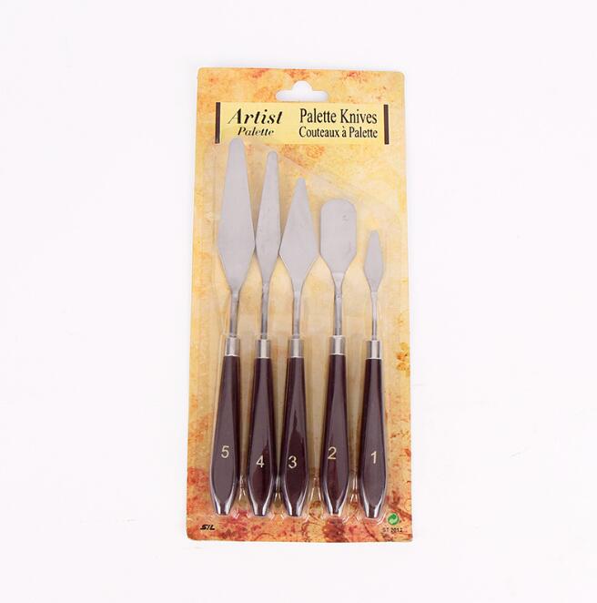 Набор мастихин из нержавеющей стали, 5 шт.