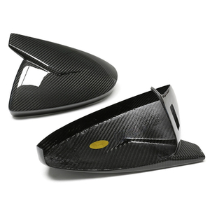 กระจกมองหลังคาร์บอนไฟเบอร์แห้งจริงคุณภาพสูงเหมาะสำหรับรถ Audi A6 S6 Rs6 A7 S7 Rs7 <span class=keywords><strong>A8</strong></span> C8 S8 <span class=keywords><strong>ABT</strong></span> - Product Image 2