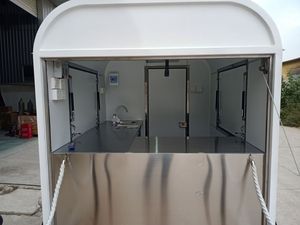 สต็อกรถพ่วงม้าสต็อกรถพ่วงเล็กๆน้อยๆที่ดีสำหรับตู้กาแฟอุปกรณ์ขายขนมริมถนนรถเข็นกาแฟมัลติฟังก์ชั่2รถพ่วงม้า - Product Image 4