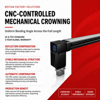 Presse plieuse CNC électrohydraulique de bureau mini entièrement automatique 4 axes CT12 50T1600mm pour le pliage de tôles PVC/aluminium