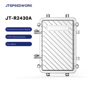JT-R2430A 2.4ghz射频识别阅读器以太网维根有源固定外壳50米范围射频识别独立纸标签读卡器