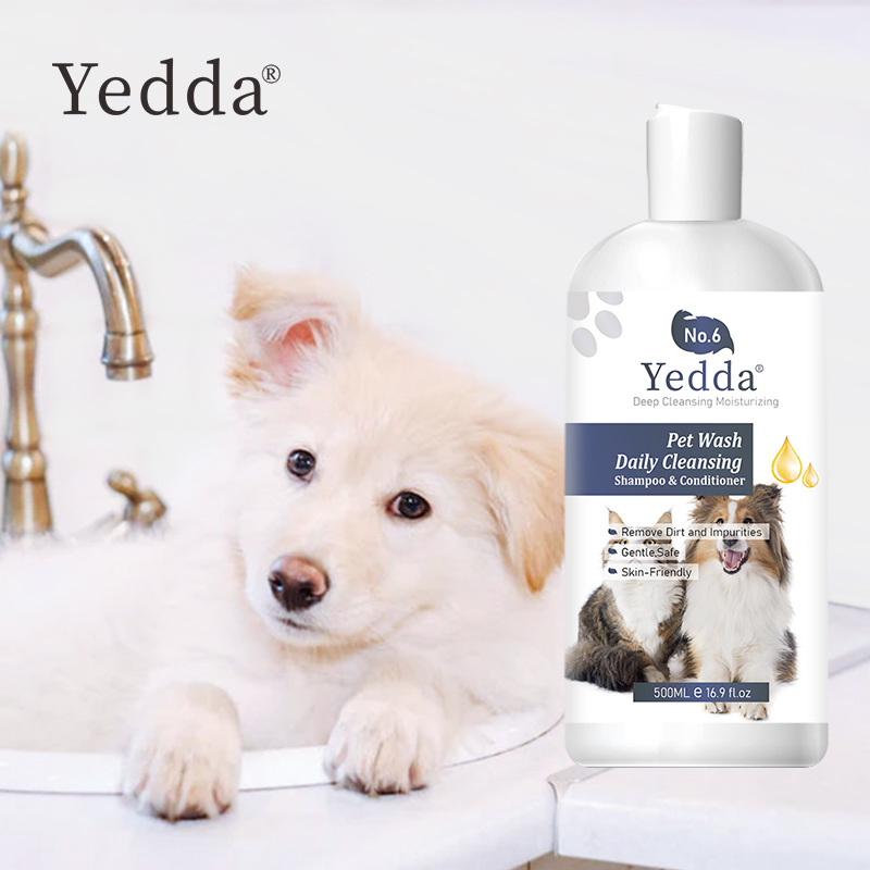 Шампунь для домашних животных, органический шампунь для собак и кондиционер для очищения волос, шампунь для ванны для домашних животных
