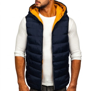 Customize Logo Winter Men Plus Size Puffer Jackets with Stand Collar 100% Nylon Soft <b>Warm</b> <b>Waterproof</b> & Breathable - Product Image 1