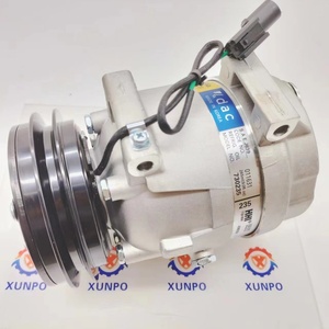 อะไหล่รถขุดสำหรับรถขุดรุ่น R300-9 คอมเพรสเซอร์ 11Q6-90040 ชุดคอมเพรสเซอร์ - Product Image 5