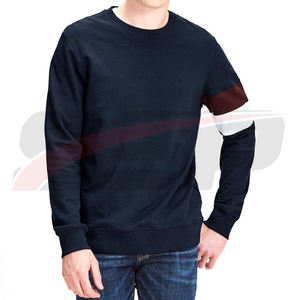 Sweat-shirt à manches longues et séchage rapide pour homme en coton fabriqué au Pakistan avec logo personnalisé de style unique - Product Image 3