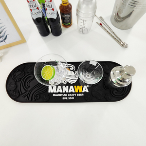 Estera de barra personalizada de fábrica precio al por mayor, estera de barra personalizada, estera de barra de goma suave <span class=keywords><strong>Jagermeister</strong></span> - Product Image 1