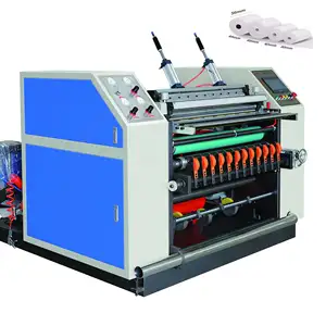 Automatic Thermal Paper Roll Cutting Machine Cash Register Rewinding Manufacturing Making Thermal Paper Slitting Machine