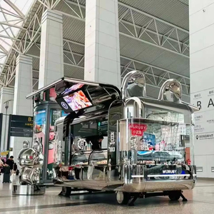 Camion de restauration mobile en fibre de verre au design moderne avec système de ventilation pour la vente de snacks, de barbecue et de <span class=keywords><strong>shawarma</strong></span> - Product Image 3