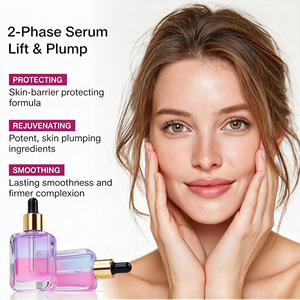 Multi-Ingredient Facial Serum and Oil <b>with</b> Vitamin C Hyaluronic Acid Peptide Retinol Arbutin Hydrating Skin Care - Product Image 4