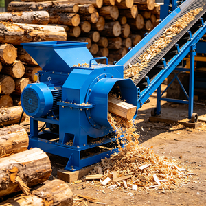 Ligne de production de sciure de bois / de copeaux de bois, broyeurs, concasseurs de biomasse, broyeurs à marteaux - Product Image 4