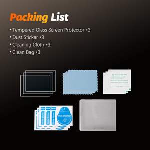 Amazear - Paquete de 3 Protectores de Pantalla de Vidrio Templado con Dureza 9H para Insta360 X4 Air Ultra HD, Película Antirrayaduras, Kit de Fácil Instalación - Product Image 6