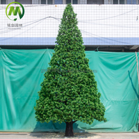 Neuer Stil Outdoor-Weihnachtsbaum mit Glasfaserstamm Künstlicher Weihnachtsbaum Maßgefertigte Künstliche Zeder- und Kiefernbaum für Dekoration