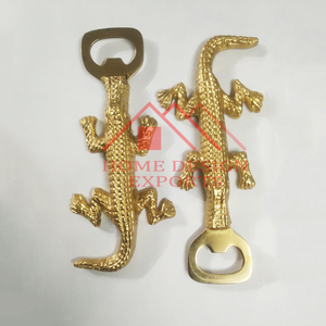 Abrebotellas de latón pulido para Barware Nightclub Party Decor Best Seller Abrebotellas de metal de latón - Product Image 6