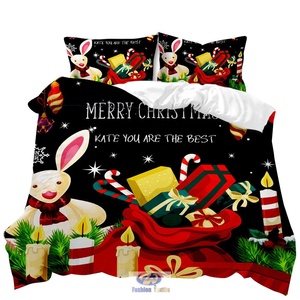 Vente en gros d'ensemble <span class=keywords><strong>de</strong></span> literie mignon imprimé <span class=keywords><strong>de</strong></span> Noël 3D <span class=keywords><strong>housse</strong></span> <span class=keywords><strong>de</strong></span> <span class=keywords><strong>couette</strong></span> et drap <span class=keywords><strong>de</strong></span> <span class=keywords><strong>lit</strong></span> <span class=keywords><strong>pour</strong></span> la maison - Product Image 1