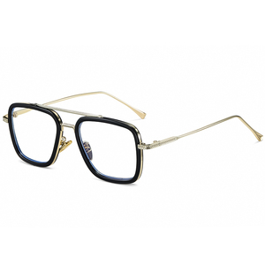 Nuovi Occhiali Unisex alla <span class=keywords><strong>Moda</strong></span> 2022 con Montatura Quadrata, Lenti Polarizzate Anti-Luce Blu in PC+Metallo, Adattabili a Lenti Graduate - Product Image 4