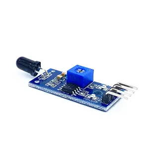 Lm393 4 Pin Ir Vlamdetectie Sensor Module Branddetector Infrarood Ontvanger Module Voor Arduino Diy Kit