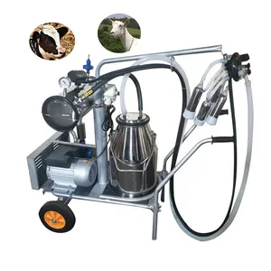 Máquina de llenado portátil para granja doméstica de alta calidad al por mayor, máquina extractora de leche, máquina de succión de leche