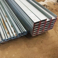 Acier en U, acier en C, poutre en U, poutre en C, acier de construction pour bâtiments et travaux de construction