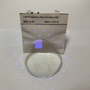 <span class=keywords><strong>Lenti</strong></span> Ottiche Progressive Chenyuan Factory 1.56 con Blocco Luce <span class=keywords><strong>Blu</strong></span>, Protezione UV420, HMC, 75mm 13+4mm, Corridoio Lungo per Visione Più Ampia - Product Image 4