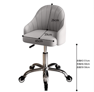 Tabouret de salon de coiffure avec dossier, tabouret pivotant à roulettes pour salon de beauté, chaise de salon de beauté pour traitement esthétique - Product Image 2
