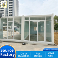 Conteneur de stockage étanche de haute qualité 20ft 40ft, boutique préfabriquée, bureau modulaire, mini-maison mobile avec certifications ISO CE pour usage agricole et atelier