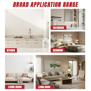 طلاء جدران MANZZ صديق للبيئة ذو تأثير مزدوج، طلاء مستحلب قابل للغسل قليل الرائحة للمناخ الرطب، مناسب للمنازل والمكاتب الداخلية - Product Image 3