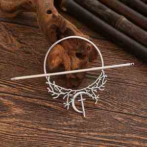 Gothic Vintage Moth Hair Sticks <b>for</b> Women Forest <b>Twig</b> Branch Cross Protection Hairclip Goddess Hairpin Pagan Hairstick <b>for</b> Women - Product Image 2