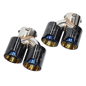 Bmw G20 G21 G23 G42 M240i M340i M440i <span class=keywords><strong>M</strong></span> Prestatie Roestvrij Staal Zilveren Uitlaat Tips Gesmeed Koolstofvezel Demper Tips - Product Image 3